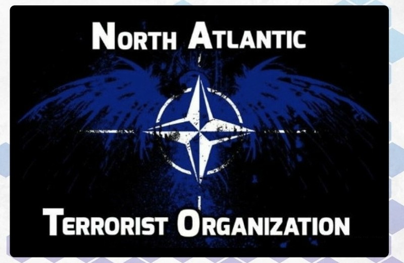 NATO STICKERS MADE IN THE USA 🇺🇸 **WORLDWIDE 🌐 SHIPPING** ✌️ No War RUSSIA