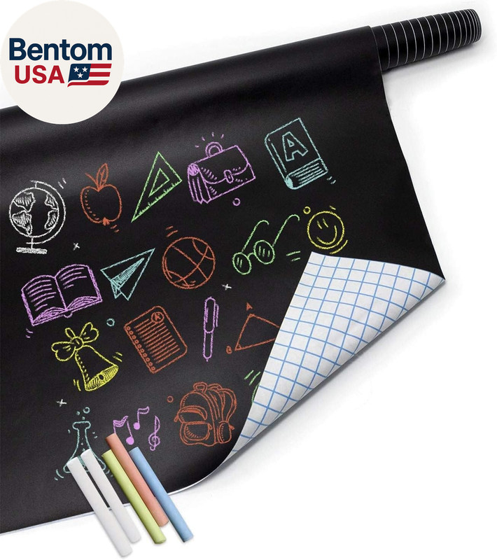 Chalkboard Wall Stickers Blackboard Wall Decals Self Adhesive Removable Reusable gallery