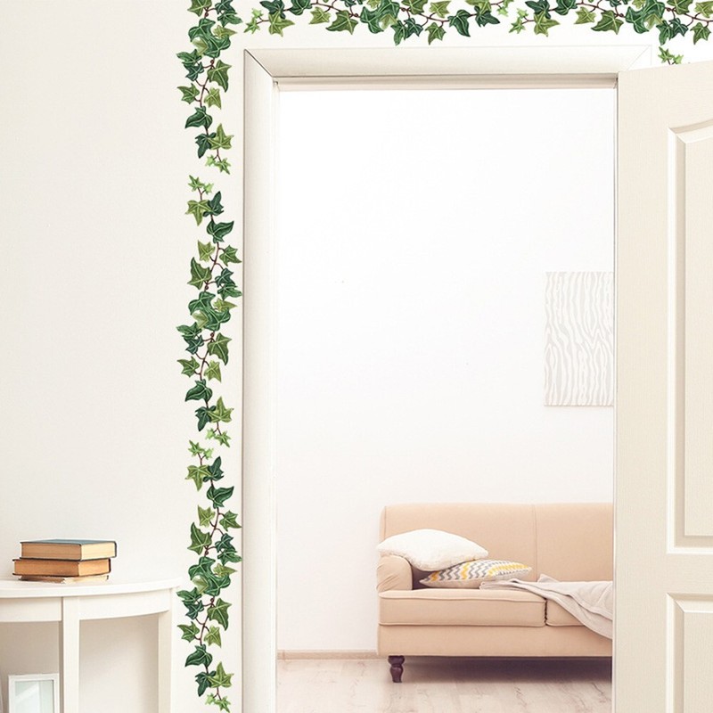 Green Vine Sticker Bedroom Living Room Wall Sticker Decal Mural Decoration DIY gallery