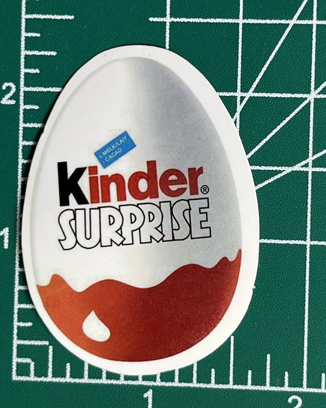 Kinder Surprise Egg Super Cool Popular Parody Food Theme VINYL Decal Graffiti gallery