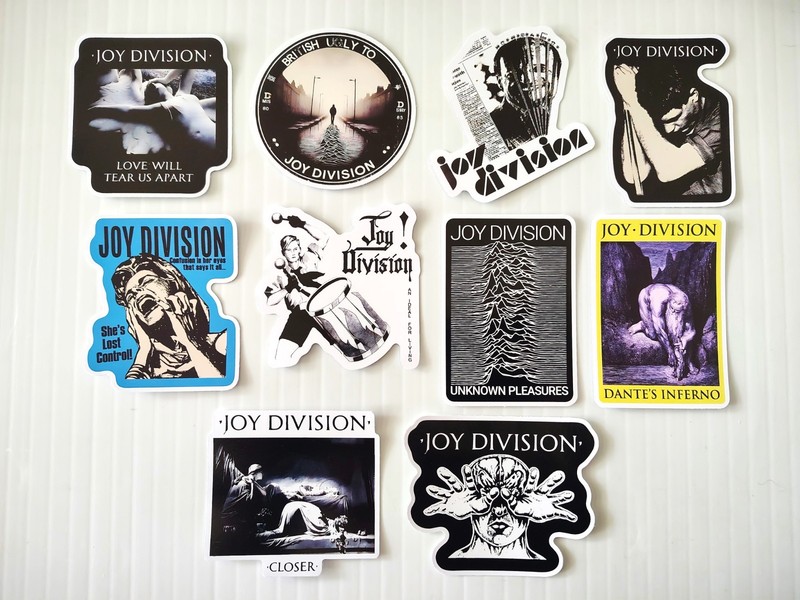 Joy Division Vinyl Sticker Lot (QTY 10) goth new wave dark cure depeche mode gallery