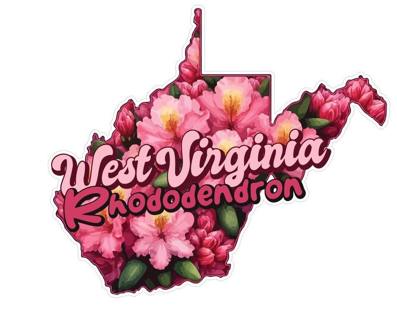 West Virginia Sticker Stickers A324