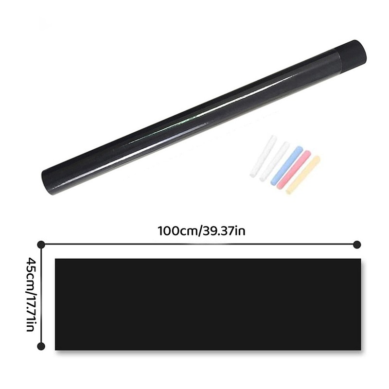 Large Chalkboard Contact Paper Chalks Sticks black Stickers Wallpaper