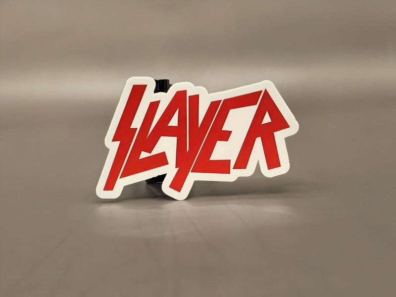 Slayer Inspired Stickers Thrash Metal Band Logo Vinyl Decals Heavy Metal Laptop