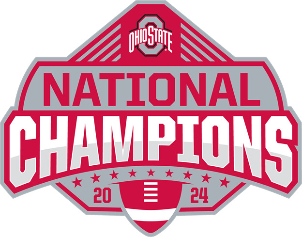 2024 National Champions Ohio State, Vinyl Die Cut Sticker