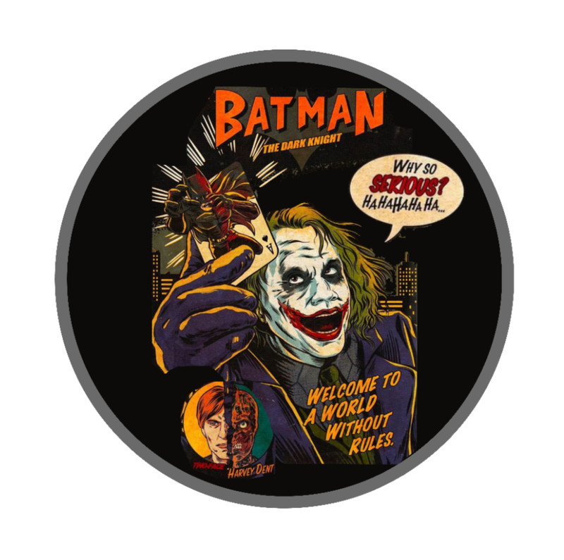 Batman Joker (The Dark Knight) – 4″ Vinyl Decal Handmade Car Cooler Laptop Truck