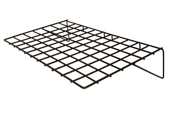 Econoco BLK/2314 Black Straight Wire Shelf (Pack of 6)
