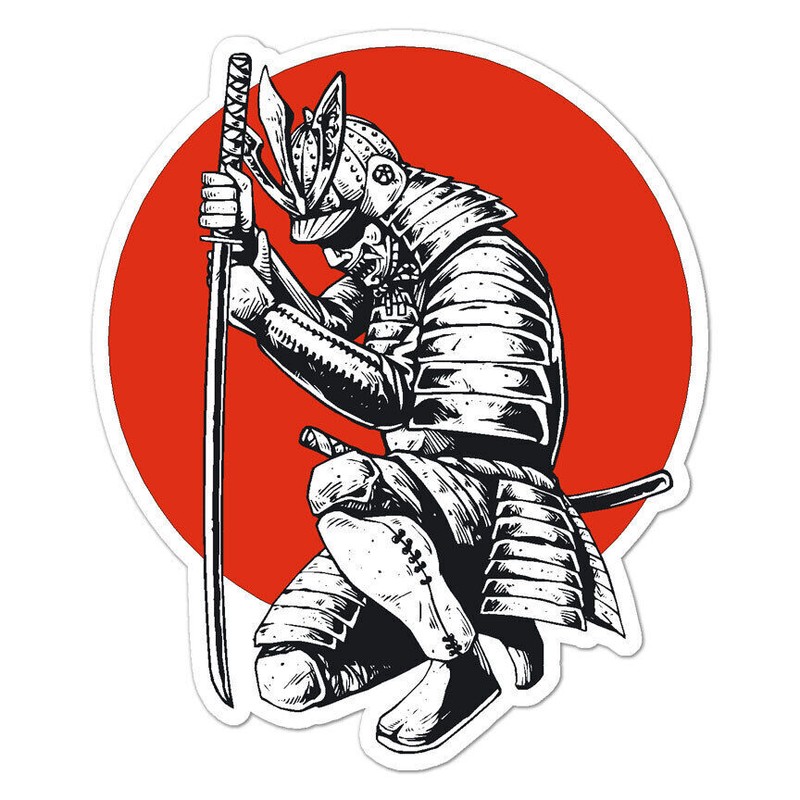 Samurai Warrior Sticker Decal