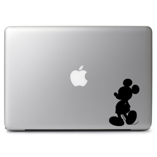 Mickey Mouse Silhouette Decal Sticker for Macbook Laptop Car Window Wall Decor gallery