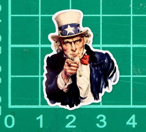 Uncle Sam America Sticker i want you
