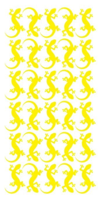 Lizard Stickers Sticker 1-1/4″ DC35-025 Light Yellow
