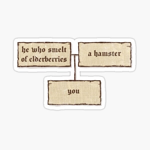 Monty Python and the Holy Grail, Vinyl Die Cut Sticker