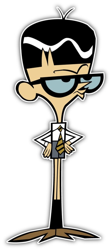 Mandark Dexters Laboratory Cartoon Sticker Bumper Decal – ”SIZES”