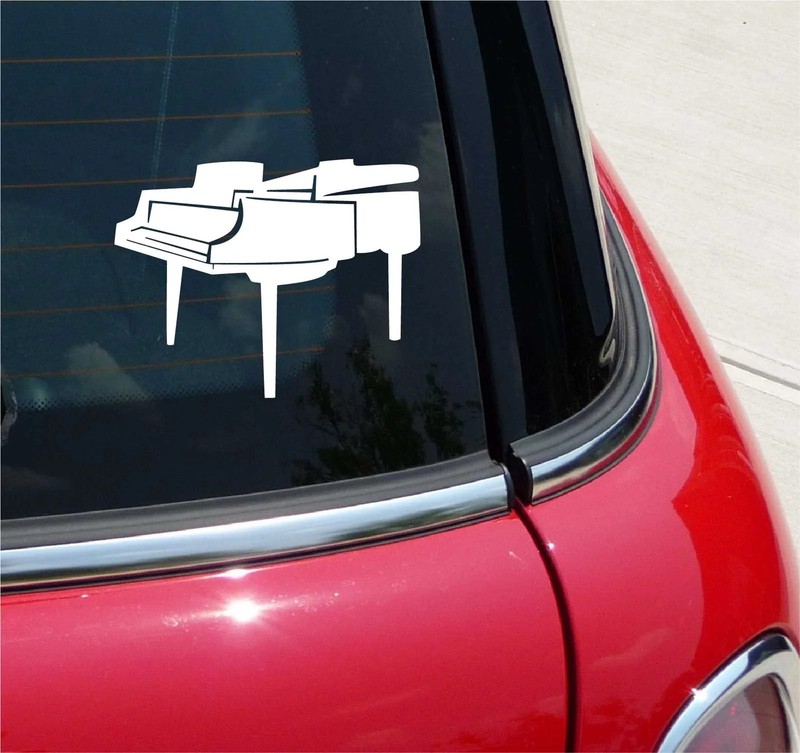 PIANO CONCERT BAND MUSIC GRAPHIC DECAL STICKER ART CAR WALL DECOR