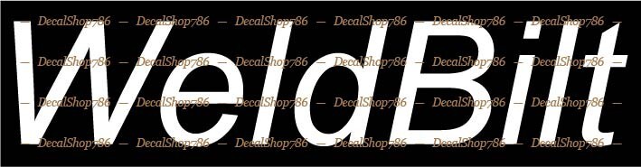 WeldBilt Boats -Outdoor Sports- Car/SUV/Truck Vinyl Die-Cut Peel N’ Stick Decals