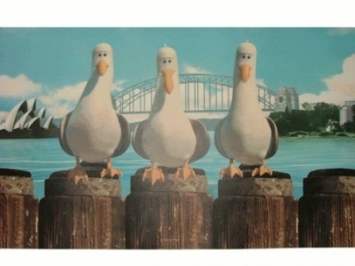 Disney Pixar Finding Nemo Pelican ” Mine Mine Mine” Wall Border 15 feet long