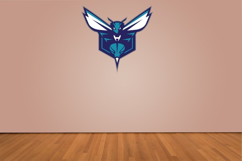 Charlotte Hornets Basketball Indoor Wall Vinyl Decal Sticker 5″ – 52″