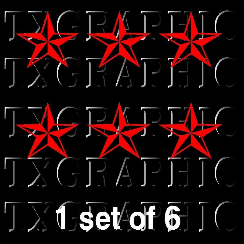 STAR DECAL VINYL STICKER NAUTICAL DECORATION MOON CAR BOAT LAPTOP WALL gallery