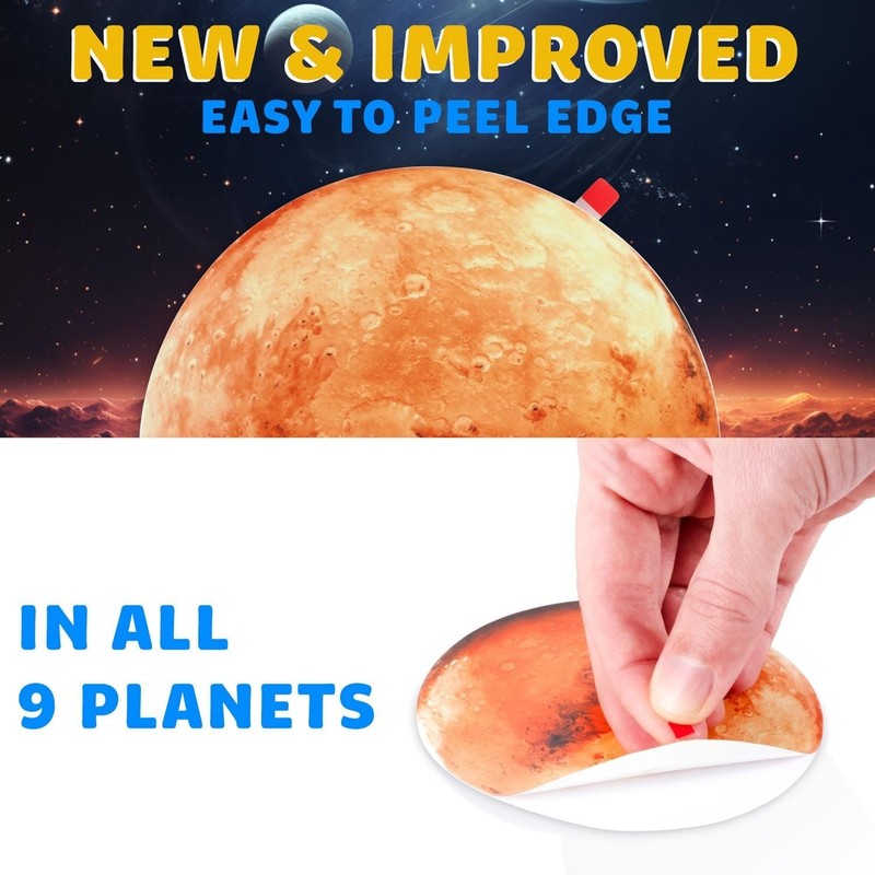 Glow in The Dark Stars and Planets, Bright Solar S gallery