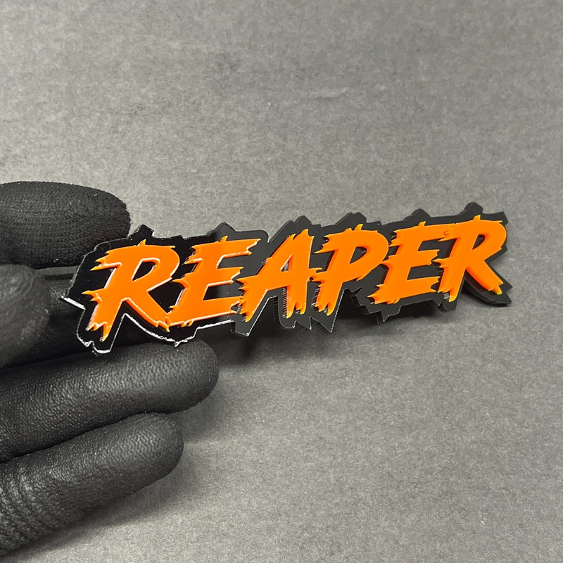 Personalized Name Badge Custom Laser-Cut Acrylic Emblem for Car Multi-Color Car gallery