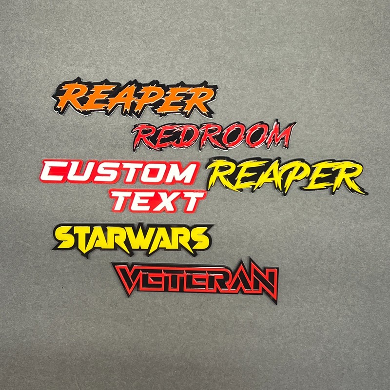Personalized Name Badge Custom Laser-Cut Acrylic Emblem for Car Multi-Color Car gallery