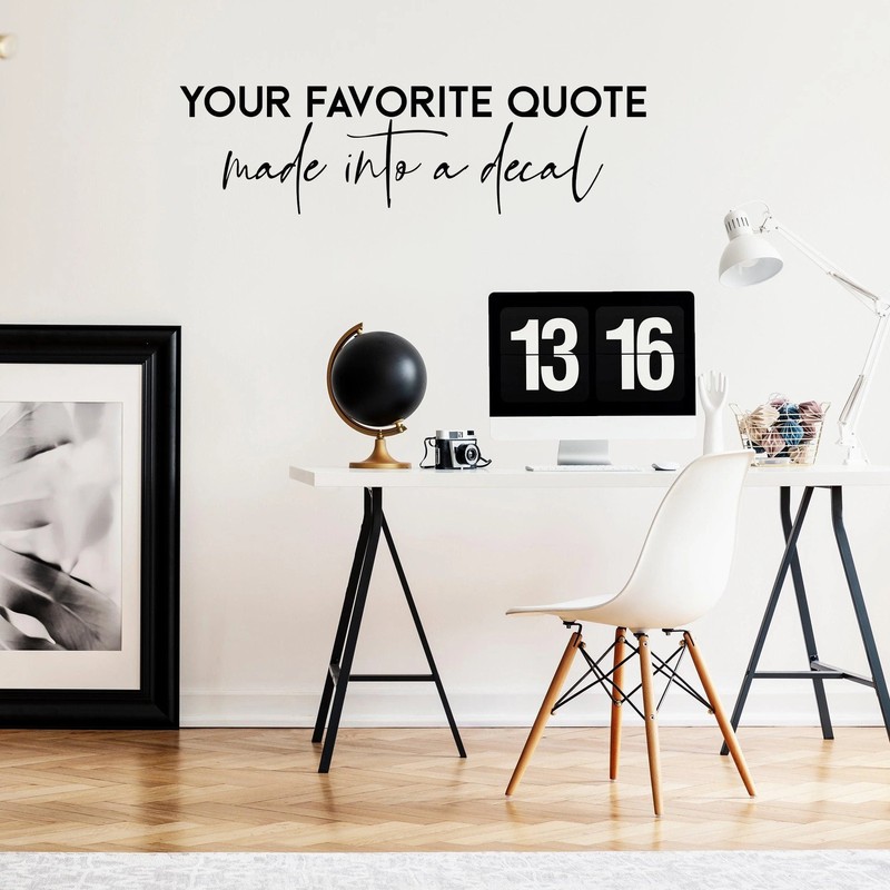 Custom Wall Decal Quote Vinyl Stickers – Quotes Stickers Home Black Your Own .