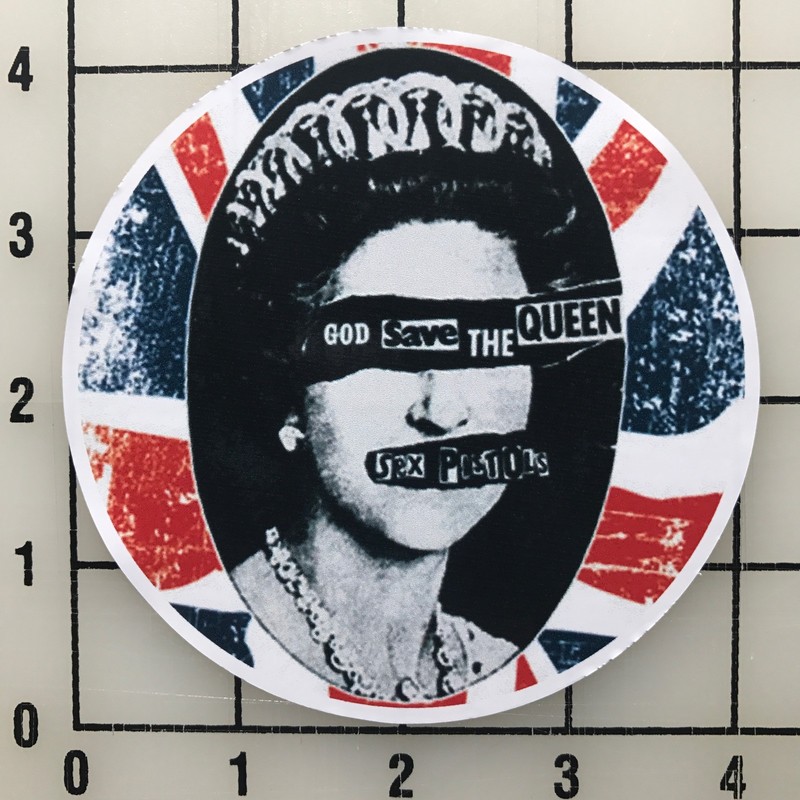 Sex Pistols 4″ Wide Multi-Color Vinyl Decal Sticker – BOGO
