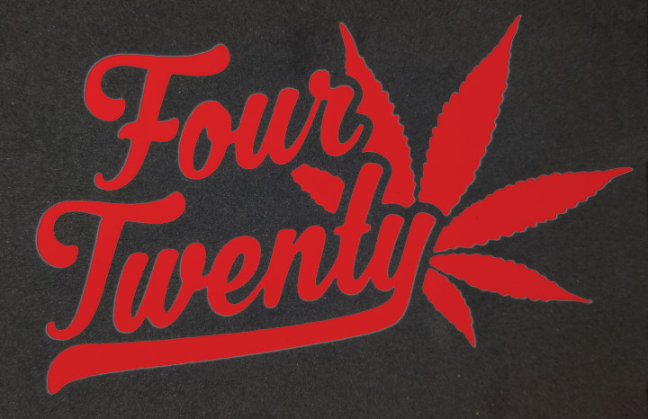 Four Twenty Decal Vinyl Sticker CNC Heavy Duty 420 ~ Free FAST shipping! ~ gallery
