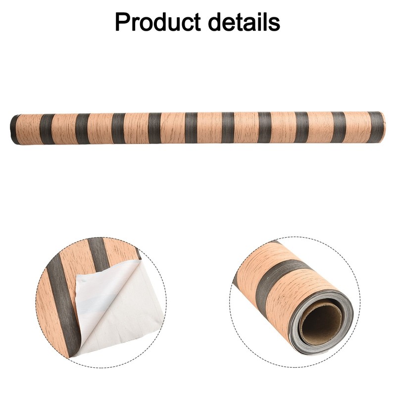 Stylish Waterproof PVC For Wall Stickers in Imitation Wood Grain for Any Room