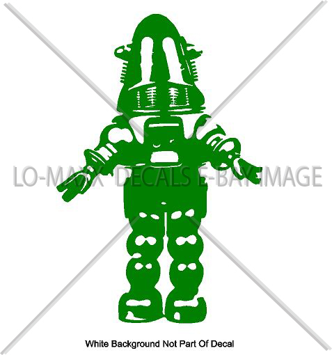 Robby The Robot Sci-Fi Forbidden Planet Sizes & Colors Die Cut Vinyl Decal gallery