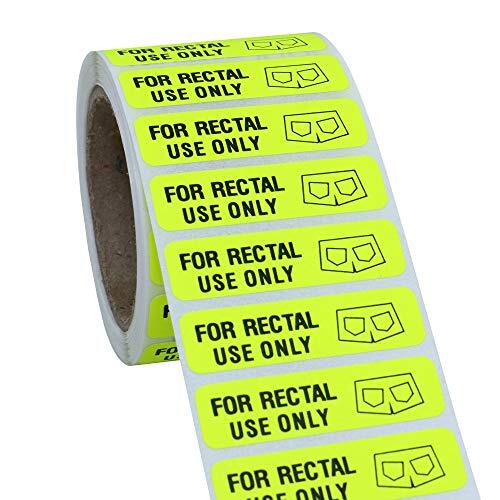 For Rectal Use Only Labels Stickers, Flourescent Yellow, 500 Pcs Per Roll gallery
