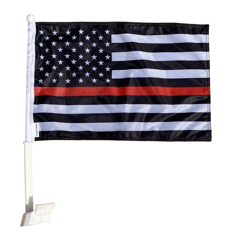 Premium Durable Double Sided Three Layers Heavy Duty Sleeve Car Flag 12“ x18”... gallery