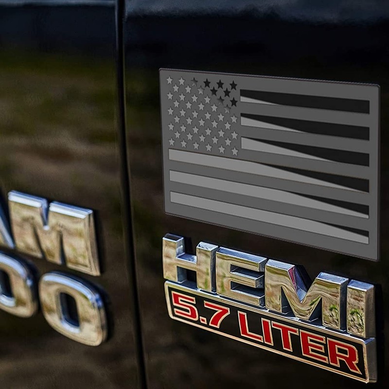 3D Metal American Flag Decal Black Car Truck Sticker US Emblem Decal Car gallery