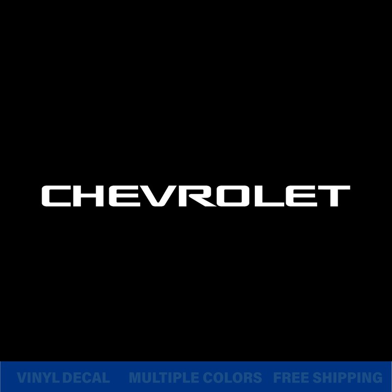 CHEVROLET Logo Vinyl Decal Sticker | Car Truck SUV Window | Free Shipping
