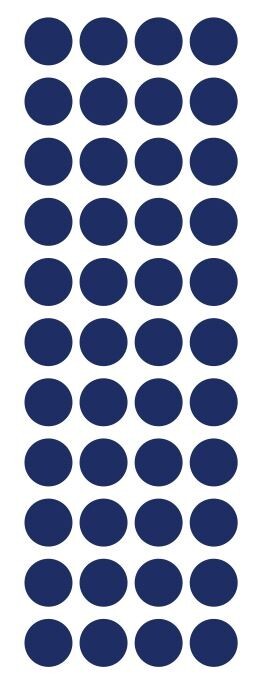 3/4″ Dark Blue Round Label Dots Stickers Color Coding Inventory 3/4 Inch Dot