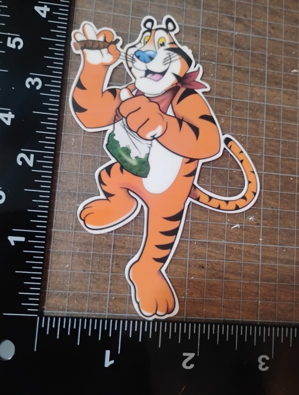 420 Funny Tony The Tiger Stoner Humor Vinyl deacl Stickers