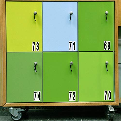 Elegant 240pcs Minimalist Mailbox Number Decals - Easy Application 3 Inch Size gallery