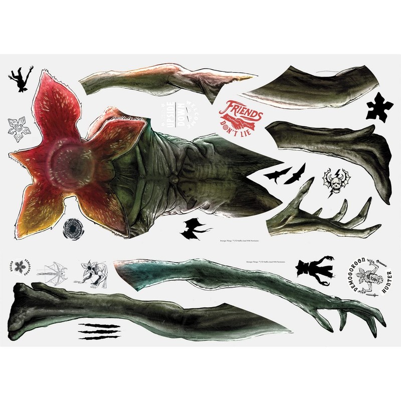 RMK5142GM Netflix Stranger Things Demogorgon Peel and Stick Giant Wall Decal gallery