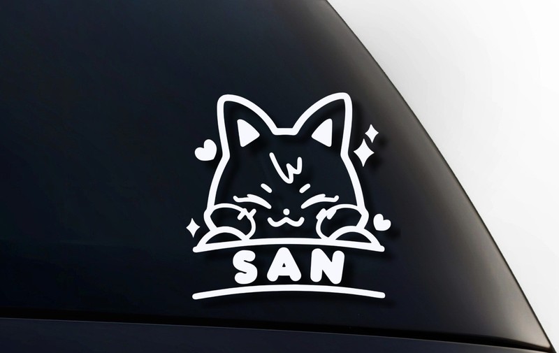 ANITEEZ SANdeoki Decal (4″ Wide) – K-Pop ATEEZ San High-Quality Waterproof Vinyl