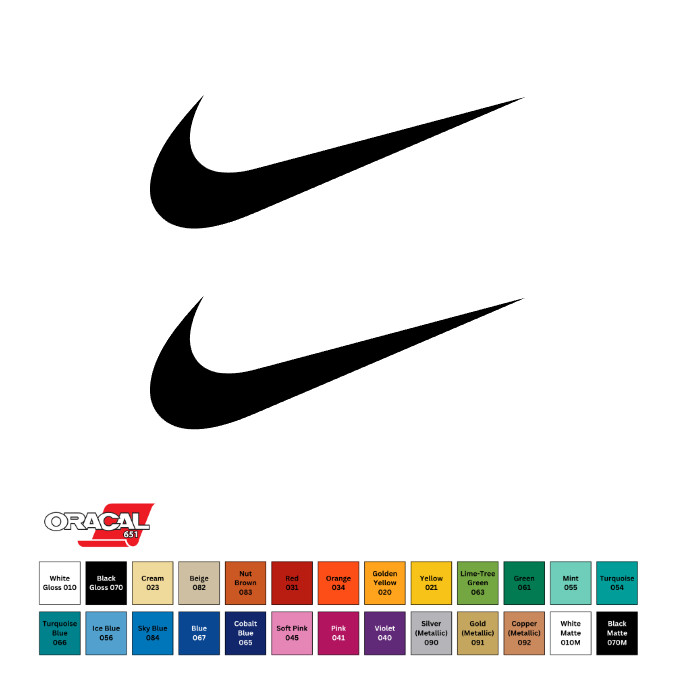 Nike Swoosh Logo Die Cut Permanent Vinyl Decal Sticker 5.5″ 2-pack CHOOSE COLOR