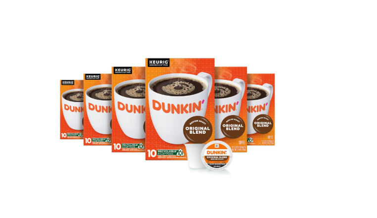 Dunkin’ Original Blend Medium Roast Coffee, 60 Keurig K-Cup Pods (PACK OF 6)