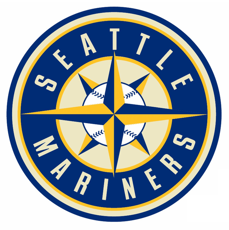Seattle Navy Teal Baseball Weather Resistant Vinyl Sticker/Decal 15