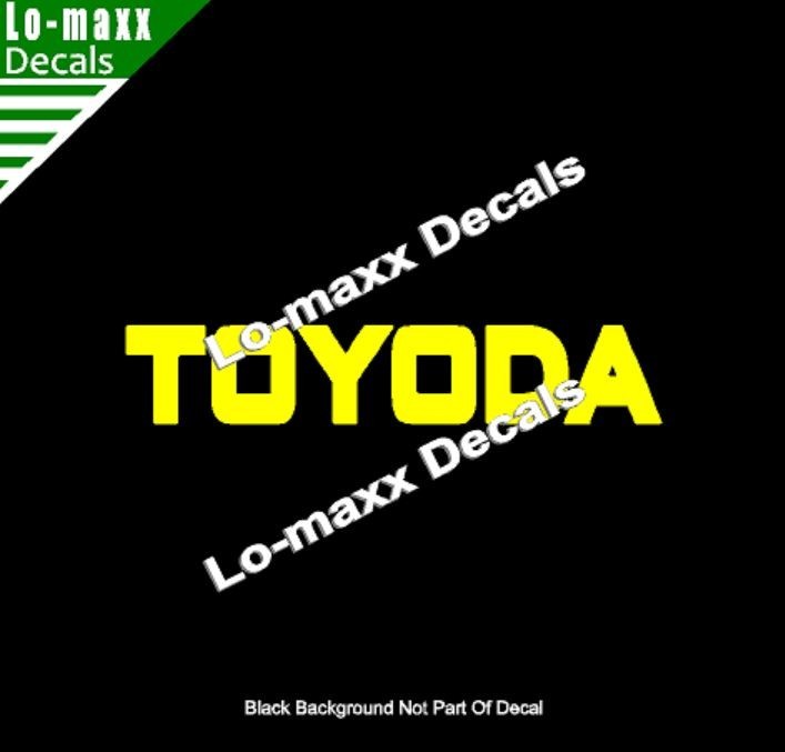 TOYODA Premium Custom Graphics Die-Cut Vinyl Decal for High-Octane Style gallery