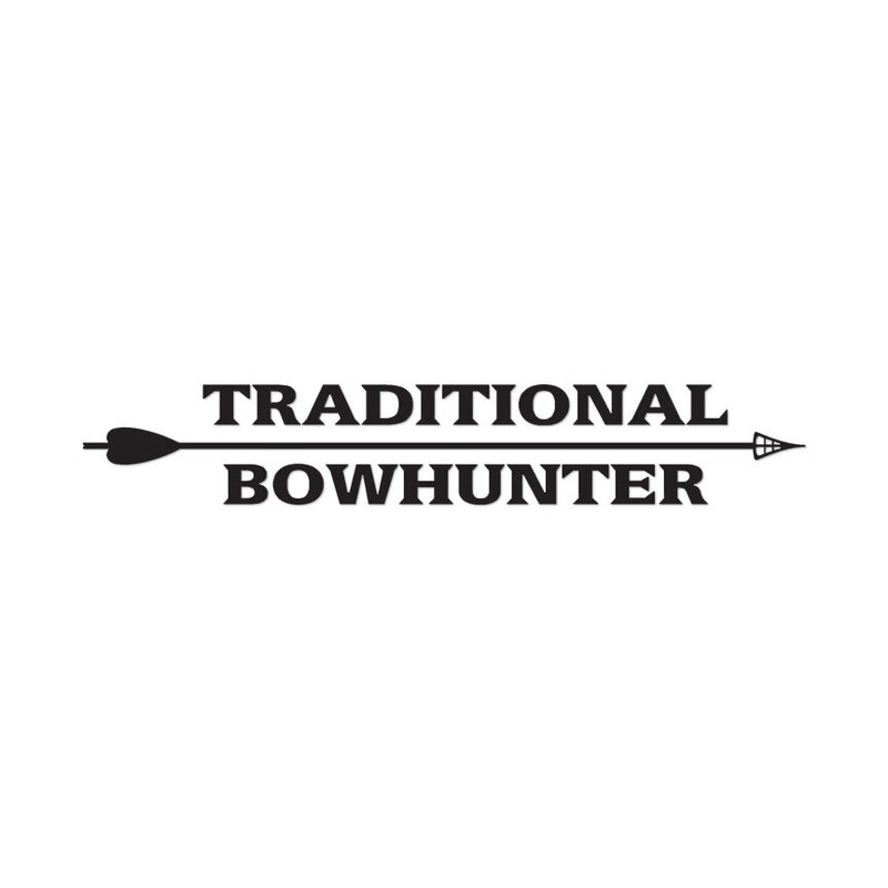 Traditional Bow Hunter – Vinyl Decal Sticker – Multiple Colors & Sizes – ebn2309