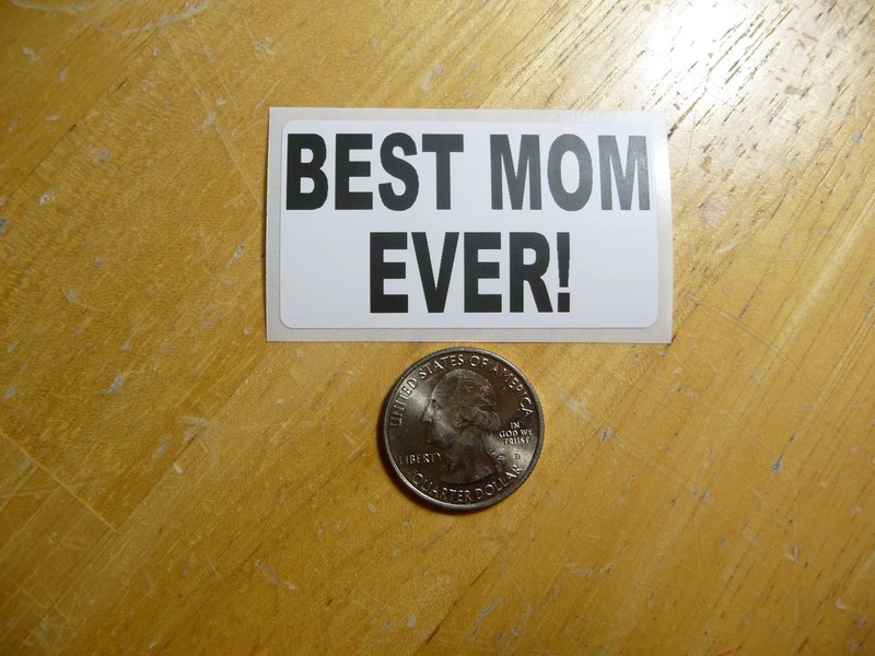 BEST MOM EVER STICKER DECAL 1 – 50 BULK PACK FUNNY MOTHER PARENT MOM