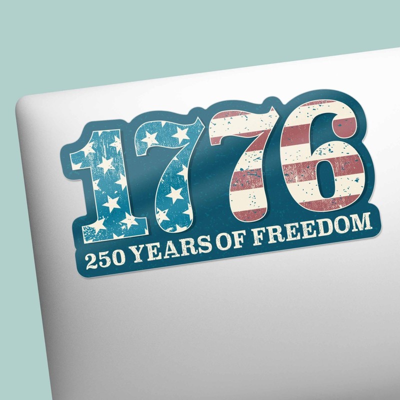1776 America's 250th Anniversary Sticker - Cool 2026 Patriotic USA Decal gallery