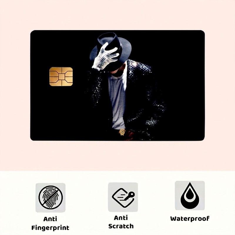King of Pop Credit Card Skin Michael Jackson Vinyl Sticker Cover Music Legend Gi gallery