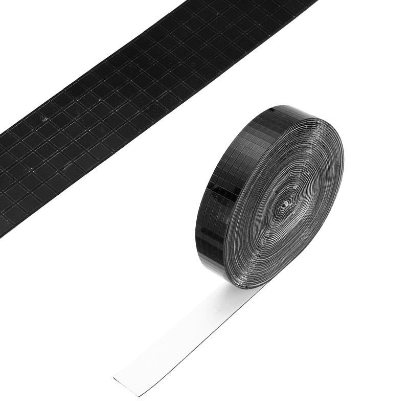 5x5mm Self Adhesive Mirrors Mosaic Tiles, 10000 Pcs Mosaic Sticker, Black