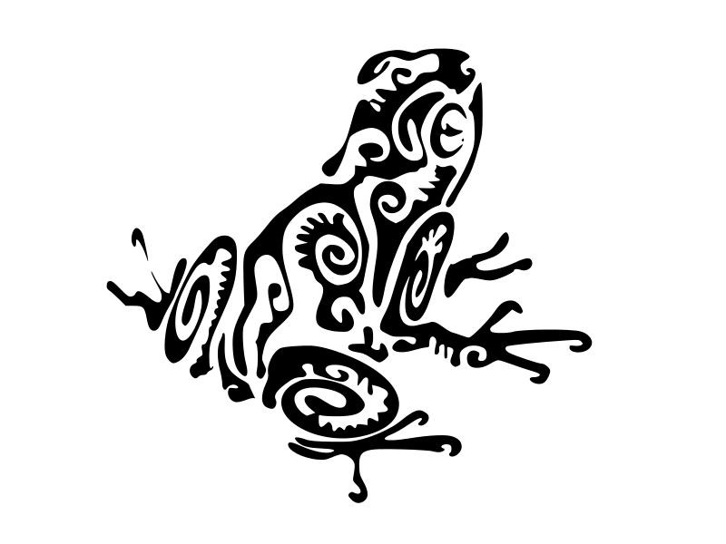 TRIBAL TREE FROG Vinyl Decal Car Wall Window Sticker CHOOSE SIZE COLOR gallery