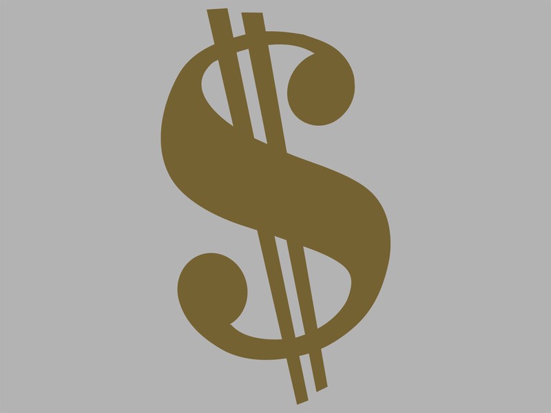 DOLLAR SIGN Car Sticker Luxury Vinyl Decal Cash Tumbler Water Bottle Gold Money